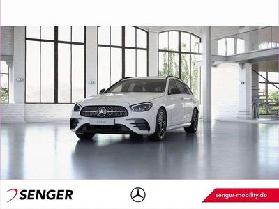 Gebraucht Mercedes E300 AMG 306 PS (225 kW) 2023 Unilack polarweiß Kombi