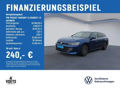 Gebraucht VW Passat Elegance 150 PS (110 kW) 2025 Blau Kombi