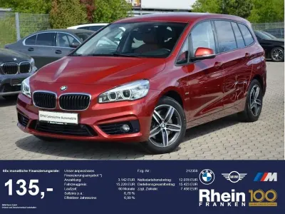 Gebraucht BMW 220 Gran Tourer Sport Line 192 PS (141 kW) 2017 Rot Van / Kleinbus
