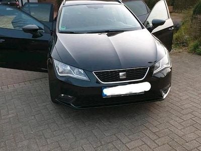 Gebraucht Seat Leon ST 105 PS (77 kW) 2014 Schwarz Kombi
