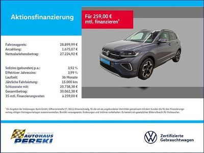 Gebraucht VW T-Cross R-line 150 PS (110 kW) 2025 Rauchgrau metallic SUV