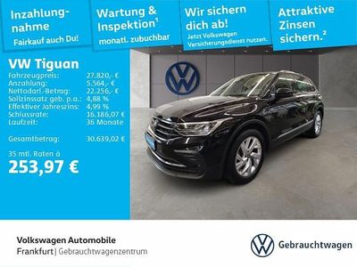 Gebraucht VW Tiguan Active 150 PS (110 kW) 2023 Schwarz SUV