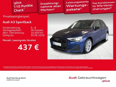 Gebraucht Audi A3 S-Line 150 PS (110 kW) 2026 2d navarrablau metallic Limousine