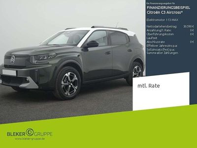 Neu Citroën e-C3 Aircross 83 kW (113 PS) 2026 Montanagrün (metall SUV