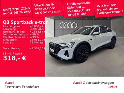 Gebraucht Audi Q8 e-tron Advanced 250 kW (340 PS) 2023 Gletscherweiß metallic SUV