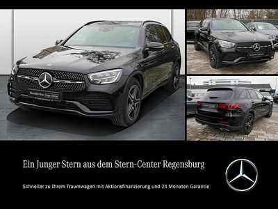 Gebraucht Mercedes GLC400d AMG 330 PS (242 kW) 2022 Metalliclack obsidianschwarz SUV