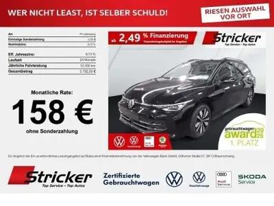 Gebraucht VW Golf VIII Goal 150 PS (110 kW) 2025 Schwarz Kombi