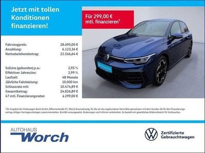 Gebraucht VW Golf VIII R-line 150 PS (110 kW) 2025 Lapiz blue metallic Limousine