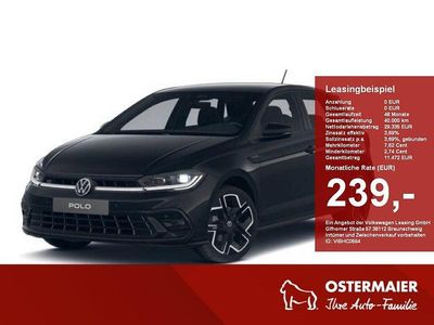 Neu VW Polo R-line 116 PS (85 kW) 2025 Deep black perleffekt Kleinwagen