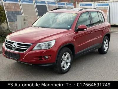 Używany VW Tiguan Track & Field 170 KM (125 kW) 2009 Czerwony SUV
