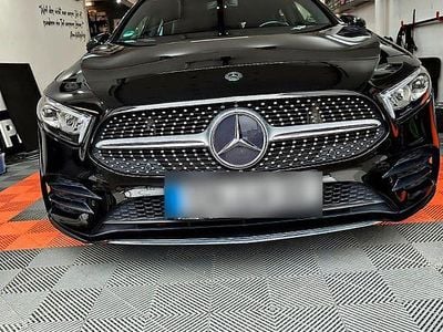 Brugt Mercedes A200 AMG line 163 HK (119 kW) 2018 Sort Sedan