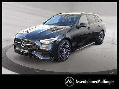 Grau metalliclack graphitgrau Gebraucht 2025 Mercedes C200 AMG line Kombi | 49.890 €