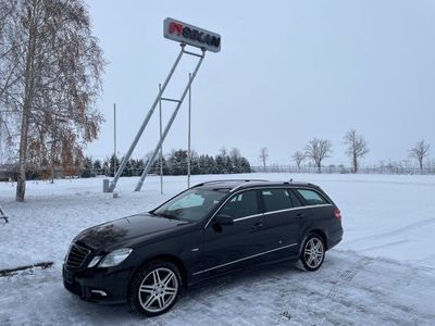 gebraucht Mercedes E350 CDI AMG 4Matic Leder Braun Harman Kardon