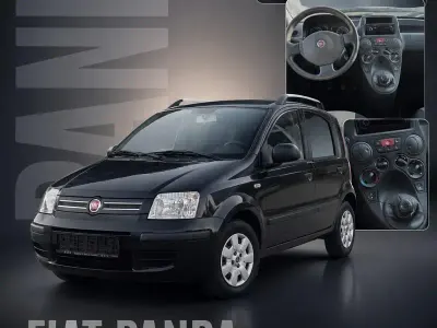 Occasion Fiat Panda 60 ch (44 kW) 2010 Noir Citadine