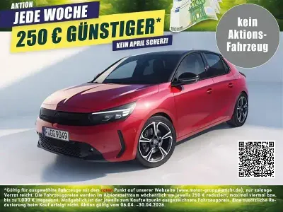 Nuova Opel Corsa 101 CV (74 kW) 2026 Rosso Utilitaria