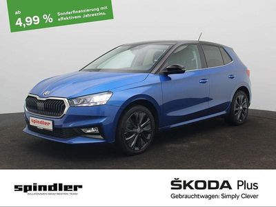 Gebraucht Skoda Fabia Style 110 PS (80 kW) 2022 Raceblau metallic blackmagic perleffekt Kleinwagen