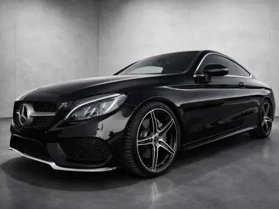 Gebraucht Mercedes C200 AMG 184 PS (135 kW) 2016 Schwarz Coupé