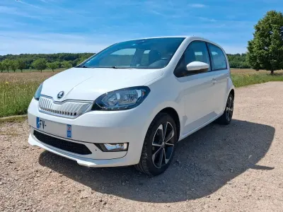 Gebraucht Skoda Citigo-e IV Ambition 61 kW (83 PS) 2020 Weiß Kleinwagen