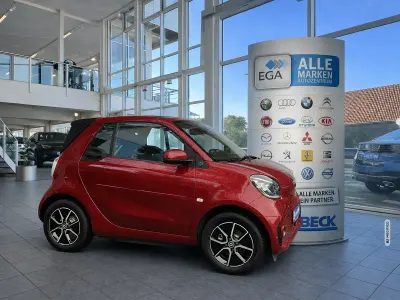 Gebraucht Smart ForTwo Electric Drive Exclusive 60 kW (82 PS) 2024 Rot metallic Cabrio