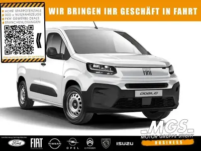 Ny Fiat Doblò 131 HK (96 kW) 2026 Hvid MPV