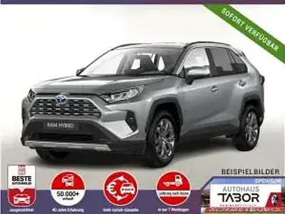 Neu Toyota RAV4 Hybrid 218 PS (160 kW) 2025 Silber (lichtsilber metallic) SUV