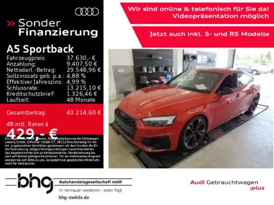 Gebraucht Audi A5 S-Line 265 PS (194 kW) 2023 Tangorot metallic Coupé