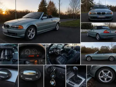 Gebraucht BMW 320 Cabriolet 170 PS (125 kW) 2002 Grün Cabrio