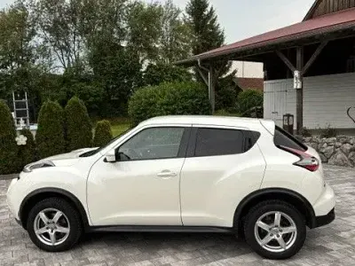 Gebraucht Nissan Juke Acenta 110 PS (80 kW) 2014 Weiß SUV