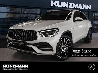 Gebraucht Mercedes GLC43 AMG AMG 390 PS (286 kW) 2020 Manufaktur diamantweiß bright metallic Coupé