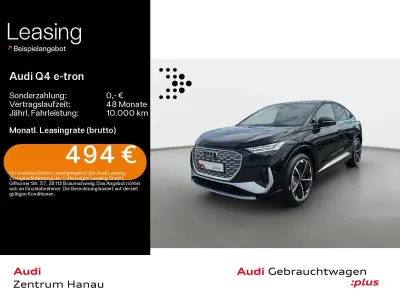 Gebraucht Audi Q4 Sportback e-tron Comfort 150 kW (204 PS) 2023 Mythosschwarz metallic SUV