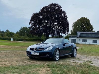 Gebraucht Mercedes SLK200 Sport 163 PS (119 kW) 2007 Blau Cabrio