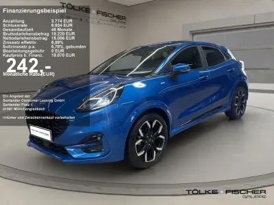 Gebraucht Ford Puma ST-Line X 125 PS (91 kW) 2022 Dynamic blau (metallic) SUV