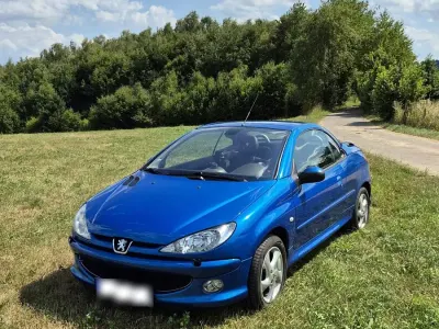 Gebraucht Peugeot 206 CC 109 PS (80 kW) 2006 Blau Cabrio