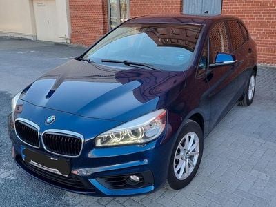 Brugt BMW 218 Active Tourer Sport Line 136 HK (100 kW) 2018 Blå MPV