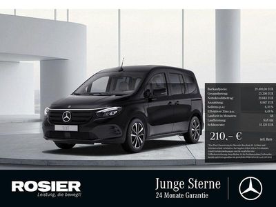 Gebraucht Mercedes EQT200 Progressive 89 kW (122 PS) 2024 Schwarz / loparitschwarz Van / Kleinbus