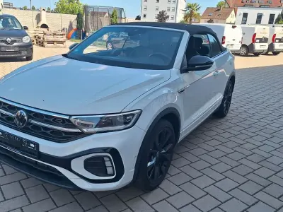 Gebraucht VW T-Roc Cabriolet R-line 150 PS (110 kW) 2023 Weiß Cabrio