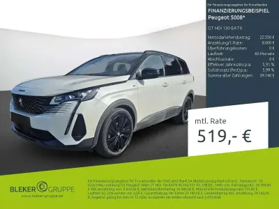 Usata Peugeot 5008 GT 131 CV (96 kW) 2023 Bianco Monovolume