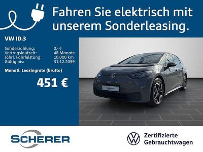 Gebraucht VW ID.3 Pro 150 kW (204 PS) 2023 Mondsteingrau schwarz Kleinwagen