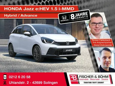 Neu Honda Jazz Advance 122 PS (89 kW) 2026 Weiß Kleinwagen
