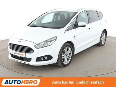 Gebraucht Ford S-MAX Titanium 160 PS (117 kW) 2016 Weiß Van / Kleinbus