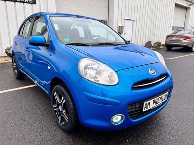 Gebraucht Nissan Micra Acenta 98 PS (72 kW) 2012 Blau Kleinwagen