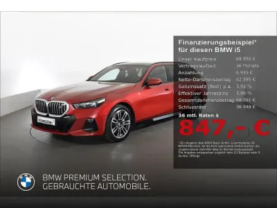 Gebraucht BMW i5 Shadowline 289 kW (394 PS) 2025 Rot Kombi