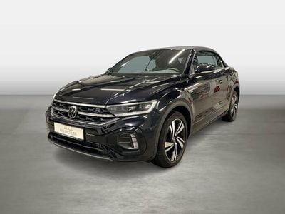Gebraucht VW T-Roc Cabriolet R-line 150 PS (110 kW) 2022 Deep black perleffekt Cabrio