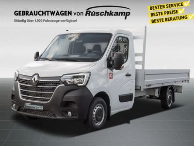 gebraucht Renault Master Pritsche 2.3 BluedCi L4 3.5t 915kg Zuladung Holzboden Temp. Freisprech.