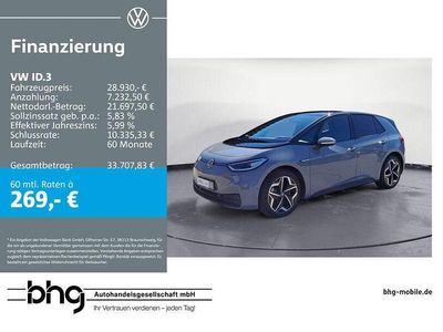 Usata VW ID.3 Pro 150 kW (204 CV) 2023 Nero Utilitaria