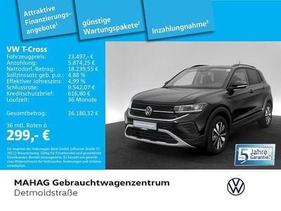 Gebraucht VW T-Cross Goal 116 PS (85 kW) 2025 Deep black perleffekt SUV