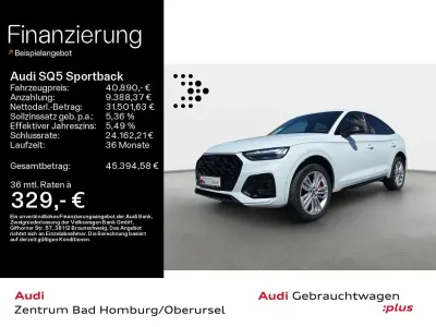 Gebraucht Audi SQ5 Sportback Ambiente 341 PS (250 kW) 2022 Gletscherweiß metallic SUV