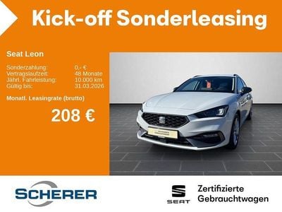 Gebraucht Seat Leon FR 150 PS (110 kW) 2025 Glacial weiß metallic (metallic) Limousine