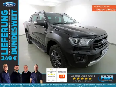 Gebraucht Ford Ranger Wildtrack 213 PS (156 kW) 2022 Obsidianschwarz (metallic) Pickup