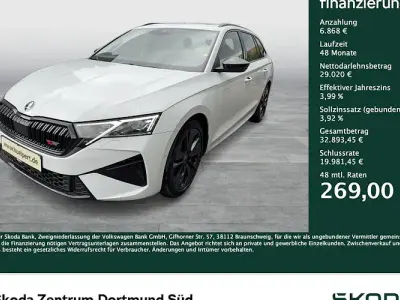 Gebraucht Skoda Octavia RS 265 PS (194 kW) 2025 Moonweiß perleffekt Kombi